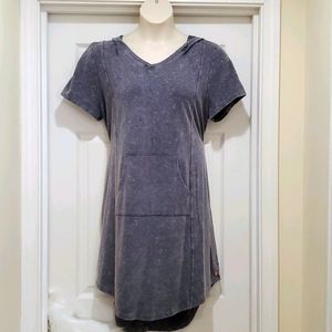 LB Brand Jersey Grey Dress Sz 14/16